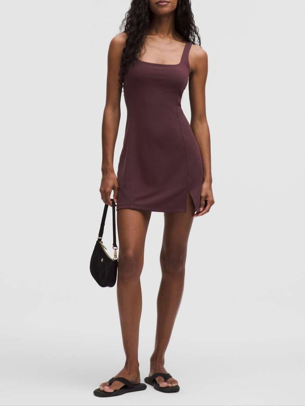 Lululemon Wunder Under Smooth Cover Dress Women's sz 6 Light Support, A/B Cup